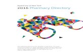AlphaCare of New York 2016 Pharmacy Directory · 2016. 1. 4. · 2016. Pharmacy Directory. AlphaCare of New York. This pharmacy directory was updated on 09/2015. For more recent information