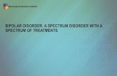 BIPOLAR DISORDER: A SPECTRUM DISORDER WITH A … · 2020. 10. 14. · Disorders (ISBD) • When to avoid antidepressants: • As adjunct for acute bipolar I or II depressive episode