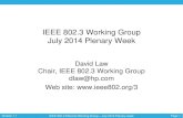 IEEE 802.3Ethernet Working Group Status · 2014. 6. 27. · Version 1.1 IEEE 802.3 Ethernet Working Group – July 2014 Plenary week Page 16 IEEE 802.3 1 Twisted Pair 100 Mb/s Ethernet