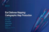 Esri Defense Mapping: Cartographic Map Production · TDS Generalization in Esri Defense Mapping. 50K to 250K Generalization of TDS 6.1 Data Schema