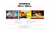 RAMBO HOLY WARalpha1media.com/wp-content/uploads/2012/05/Rambo-Holy... · 2019. 6. 27. · David Morrell’s Creation: Return to the historical character of Rambo, intellectual, sensitive