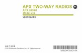 APX TWO-WAY RADIOS...Appending a Priority Status to a Text Message.....106 Removing a Priority Status from a Text Message.....106 Appending a Request Reply to a Text Message.....106