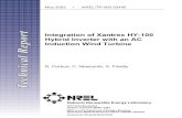 Integration of Xantrex HY-100 Hybrid Inverter with an AC Induction … · 2013. 9. 4. · Integration of Xantrex HY-100 Hybrid Inverter with an AC Induction Wind Turbine May 2003