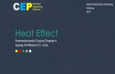Heat Effect - WordPress.com...Thermodynamics Course Chapter 4 Agung Ari Wibowo S.T., M.Sc State Polytechnic of Malang Malang 2017 Learning Objective Chapter 4 Sensible Heat Heat Capacity