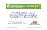 The Virtual Cement and Concrete Testing Laboratory ......2017/05/09  · Concrete Testing Laboratory:Concrete Testing Laboratory: Application to Sustainability Ed Garboczi, Jeff Bullard,