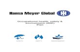 Occupational health, safety & environment (HSE) Plan€¦ · This occupational health and safety & environmental concept was drawn up in order to outline the procedures of Hansa Meyer