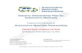Industry Stewardship Plan for Automotive Materials...Diversion Act (WDA) and WDO’s Procedures for Industry Stewardship Plans, is submitting this AMS ISP to WDO for the following