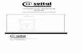 CENTRIFUGAL SEPARATOR SE 05...SEITAL S.r.l. Chapter 2 Rev. 1 of 2/12/96 Page 2-2 Use and maintenance handbook: Centrifugal separator SE 05.2 2.3.3. Maintenance programs For a machine