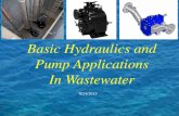 Basic Hydraulics and Pump Applications In Wastewater · 2015. 9. 24. · Basic Hydraulics & Pump Sizing . Ebara Fluid Handling . Ebara International Corporation 1651 Cedar Line Drive