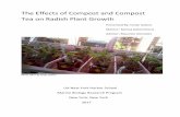 The Effects of Compost and Compost Tea on Radish Plant …...Photo taken by Cindy Isidoro . UA New York Harbor School . Marine Biology Research Program . New York, New York . 2017