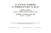 Concord Chronicles - RootsWebtxmorris/books/chronicles/concord_chronicle.pdfSo these people lived in concord demonstrating a unity of feeling or interest, agreement, accord, peace,