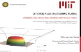 JET ENERGY LOSS IN A FLOWING PLASMA€¦ · Andrej Ficnar and Steven Gubser, Finite momentum at string endpoints (2013) Wilke van der Schee, MIT/Utrecht. RJET AA COMING FROM NEW FORMULA