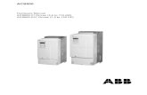 Hardware Manual ACS800-31 Drives (5.5 to 110 kW ...ACS800 Single Drive Manuals HARDWARE MANUALS (appropriate manual is included in the delivery) ACS800-01/U1 Hardware Manual 0.55 to