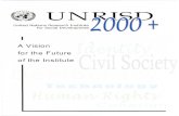 UNRISD 2000+: A Vision for the Future of the InstitutehttpInfoFiles)/83B...Depository library system 20 Enhancing Web capabilities and electronic dissemination 20 Creating a visual