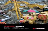 SP/CPX-572 PipelayersThe SP-572 is a conversion of a Caterpillar D7G tractor into a fully hydraulic-controlled sideboom. This includes the CPX hydraulic kit, counterweight assembly,