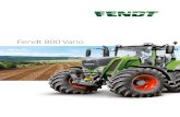 Fendt 800 Vario - EquipfarmGo · 2019. 6. 17. · the Fendt 800 Vario excels on the road and in the field. - Integrated tyre pressure monitoring system Fendt VarioGrip - TMS with