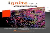 Brochure ignite91117 v8 - AutomationEdge · 2017. 11. 9. · A User Conference on Robotic Process Automation and AI Organized by 2017 RPA & AI User Summit. Harnessing Intelligent