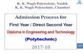 First Year / Direct Second Year Diploma in Engineering and Technology (Polytechnic)poly.kkwagh.edu.in/insttpdf/admission/Admission Process... · 2018. 12. 29. · 10th Mark sheet