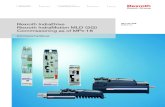 Rexroth IndraDrive Edition 01 Rexroth IndraMotion MLD (2G) Commissioning as of MPx … · 2021. 2. 10. · Drive Systems with Single-Axis or Double-Axis Drive Controllers Title Rexroth