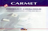 Carmet Pty. Ltd. Cutting Tools: Engineering Australiacarmet.com.au/catalogues/Product-Catalogue.pdf · Clarkson Collet chucks • Collets • FC3 cutters CARMET Kits Boring Bar •