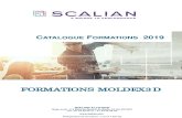 FORMATIONS MOLDEX3D - Scalian · 2020. 1. 14. · Moldex3D Shell et comprendre son fonctionnement. Jour 1 Introduction Rappel théorique sur l'injection plastique Préprocesseur Moldex3D-Mesh