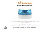 Warm Mist Humidifier...Warm Mist Humidifier FOR MODELS: EE-5202H PLEASE READ AND SAVE ALL INSTRUCTIONS TO ENSURE THE SAFE AND EFFECTIVE USE OF THIS HUMIDIFIER. If you have any questions
