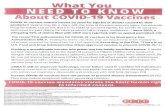 approv辺vaccine' to...Jan 19, 2021  · COVID-19 vaccine makers cannot be sued for injuries or deaths caused by their product.f1] Victims· may file.a claim with the federal Countermeasures