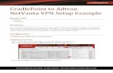 CradlePoint to Adtran NetVanta VPN Setup Example42c984762d1e921cceae...Configuring the Adtran NetVanta: - Step 1: Log into the Adtran's setup pages. - Step 2: Click the Data tab. -