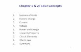 Chapter 1 & 2: Basic Concepts - Computer Action Teamweb.cecs.pdx.edu/~tymerski/ece241/Lecture_Ch1and2.pdf · 1.2 Electric Charges • Charge is an electrical property of the atomic