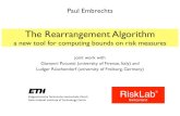 The Rearrangement Algorithm - Peopleembrecht/ftp/Rearrangement...The rearrangement algorithm computes numerically sharp bounds on the ES/VaR of a sum of dependent random variables.