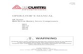 WARNING - Air Compressors Direct...Curtis-Toledo, Inc. 1905 Kienlen Ave. St. Louis, MO 63133 phone: 314/383-1300 fax: 314/381-1439 Email: info@curtistoledo.com WARNING Personal injury