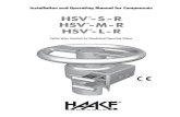 HSV -S-R HSV -M-R HSV -L-R - ISS Haake - Trapped Key ......Haake Technik GmbH Master Esch 72, 48691 Vreden, Germany Telephone +49 2564 39650 Fax +49 2564 396590 Info@haake-technik.com