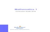 Mathematics 1 - Newfoundland and Labrador · Mathematics: Western and Northern Canadian Protocol, 2006. These guides incorporate the conceptual framework for Grades Kindergarten to