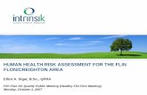 HUMAN HEALTH RISK ASSESSMENT FOR THE FLIN FLON…€¦ · ELLIOT A. SIGAL, B.Sc., QP. RA. Executive Vice President, Senior Scientist • Member of the Society of Toxicology (SOT)