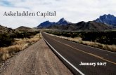 Askeladden Capital · 2017. 1. 9. · As Askeladden Capital Partners decided to rely on 506(c) rather than 506(b) as ... •I completed an MBA in 2014 (4.0 GPA) but didn’t learn