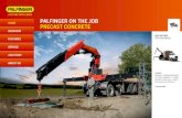 PALFINGER ON THE JOB PRECAST CONCRETE · 2019. 4. 9. · palfinger on the job precast concrete general mid-range large-range applications max. lifting moment (ft.ibs) common models