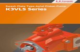Swash Plate Type Axial Piston Pump K3VLS Series · 2018. 8. 10. · K3VLS Series Swash Plate Type Axial Piston Pump Specifications, General Descriptions, and Features 10 1. Ordering