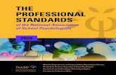 THE PROFESSIONAL STANDARDS and Certification... · The 2020 Professional Standards were developed within the context of current issues relevant to education and psychology, in consideration