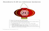 Numbers 0-20 on Chinese lanterns · 2020. 7. 23. · Numbers 0-20 on Chinese lanterns Author: Samuel Created Date: 20101224160540Z ...