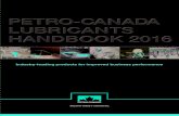 OU PEO-CANADA N-NNSENSE - UTCC Kuwaitutcckuwait.com/.../PetroCanada-Lubricants-Handbook.pdf · Petro-Canada’s base oils are manufactured using the HT Purity Process resulting ...