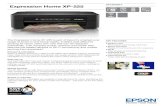 ExpressionHomeXP-225 · 2014. 9. 24. · ExpressionHomeXP-225 DATASHEET The Expression Home XP-225 is part of Epson’s smallest ever range of small-in-one home inkjets. It offers