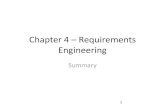 Chapter 4 – Requirements Engineering - UFPR · 2017. 8. 23. · Chapter 4 – Requirements Engineering Summary 1 . Topics covered ... solution is not pre-defined. The requirements