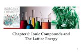 Chapter 6: Ionic Compounds and The Lattice Energy...Chapter 6: Ionic Compounds and The Lattice Energy 1. 2 ...