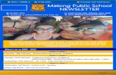matong-p.schools.nsw.gov.au · 2021. 3. 5. · Page 2 A big thanks to all the staff for putting together a fantastic Small Schools’ swimming carnival. Feedback has been positive