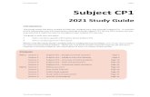 CP1 study guide 2021 - ActEd Guide/CP1 Study... · 2020. 8. 20. · Subject CP1 2021 Study Guide Introduction This Study Guide has been created to help you navigate your way through
