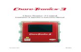 Chore-Tronics 3 Control Chore-Time Warranty Chore-Time Warranty Chore-Tronics® 3 Control 2 MT2398C Chore-Time Equipment (“Chore-Time”) warrants each new Chore-Time product manufactured