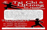 TAI CHI & QIGONG - Carrollwood Country Club CHI + QiGONG 1.7.2021.pdfThe ancient Chinese practices of TAI CHI & QIGONG (pronounced CHEE-gung) combine slow, deliberate, low-impact movements,
