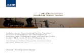 ADB Economics Working Paper Series · 2014. 10. 29. · ADB Economics Working Paper Series No. 290 Subnational Purchasing Power Parities toward Integration of International Comparison