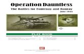PLAY BOOK - GMT Games · 2016. 2. 27. · SdKfz 251/9 “Stummel” SP gun half-track. 4 Operation Dauntless Play Book 2015 GMT Games, LLC 20.4.2 Example #2 In the illustration below,