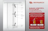 Ceiling Panel EASY PANEL SYSTEM Installation Instructions...between the panel Wall Fastener Panel Fastener Panel Horizontal Reveal MF375 Clip Bottom Edge Trim Base Metal Stud Wall